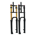 Fat Bike Fork 20/26X4.0INCH 135mm Air Suspension Snow Beach Bike Fat Tire Fork