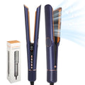 Custom Logo Electric Negative Ion Flat Air Hair Straightener Blow Dryer RV Application LED Custom Power Cord Steam Feature