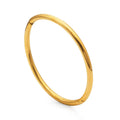 Chris April 316L Stainless Steel PVD Gold Plated  Glossy Finish Cuff Bracelet Female Opening Adjustable