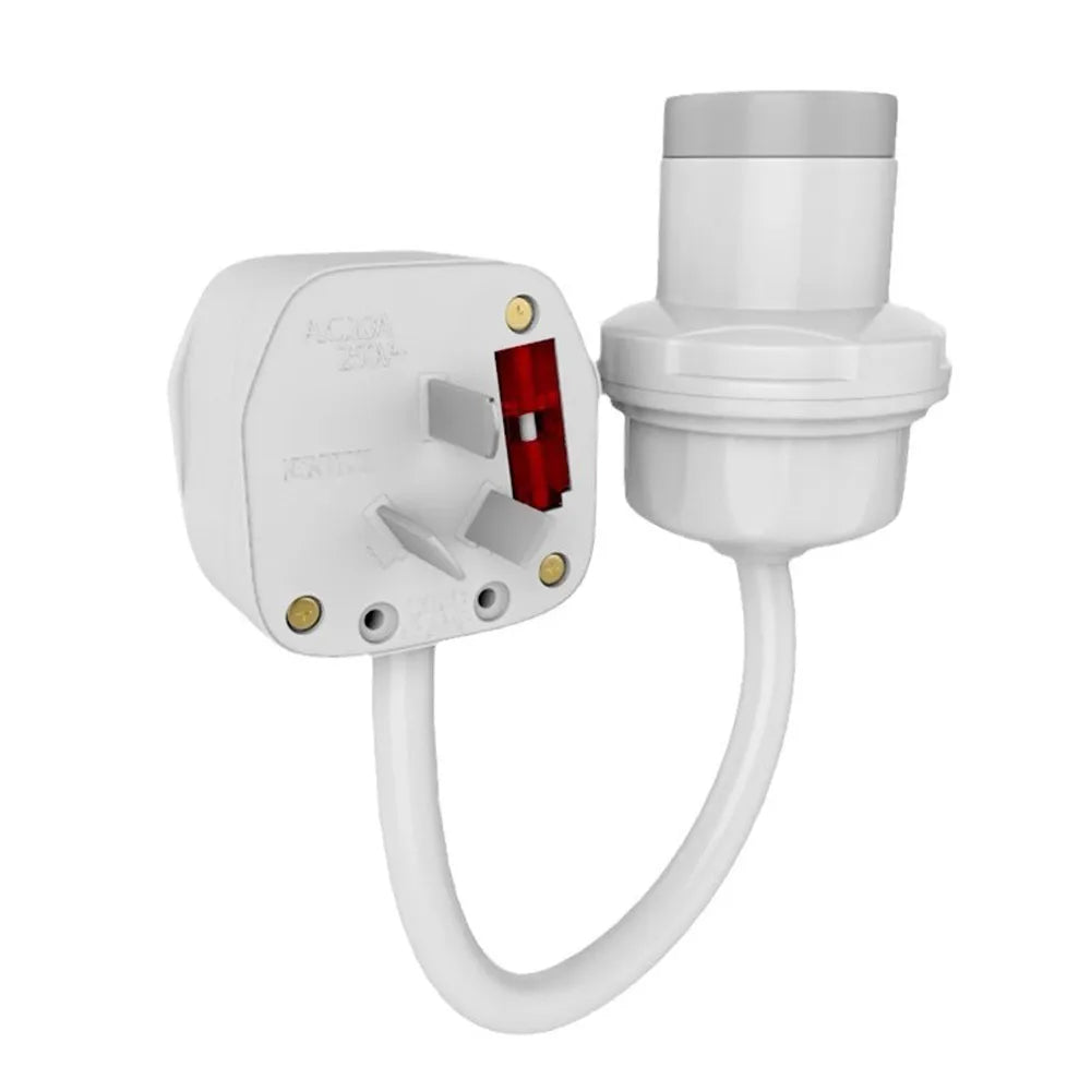 E27 Universal Three-Plug Heat Resistant Lamp Holder for Bath Lighting Accessories