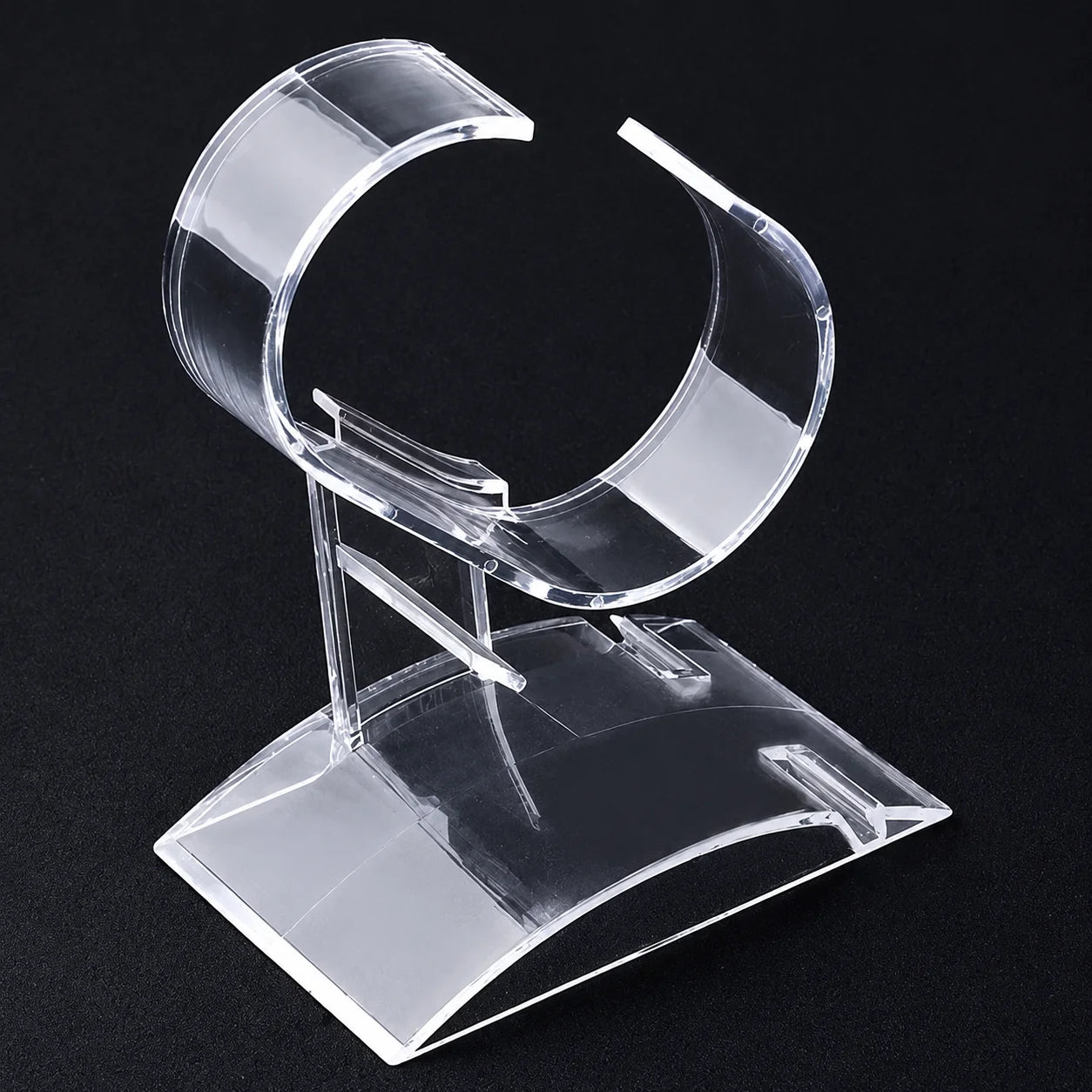 Home Store Use Transparent Custom Acrylic Wrist Watch Display Stand Clear Acrylic Support Smart Watch Display Holder