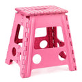 Modern Heavy-Duty Plastic Folding Stool for Kitchen & Outdoor Use Kids & Adults Customizable Color & Logo Modern Design