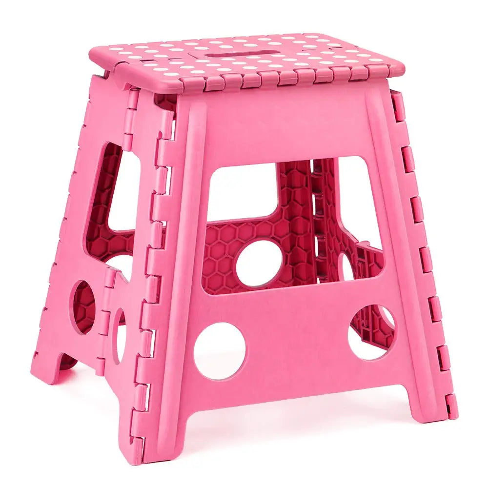 Modern Heavy-Duty Plastic Folding Stool for Kitchen & Outdoor Use Kids & Adults Customizable Color & Logo Modern Design