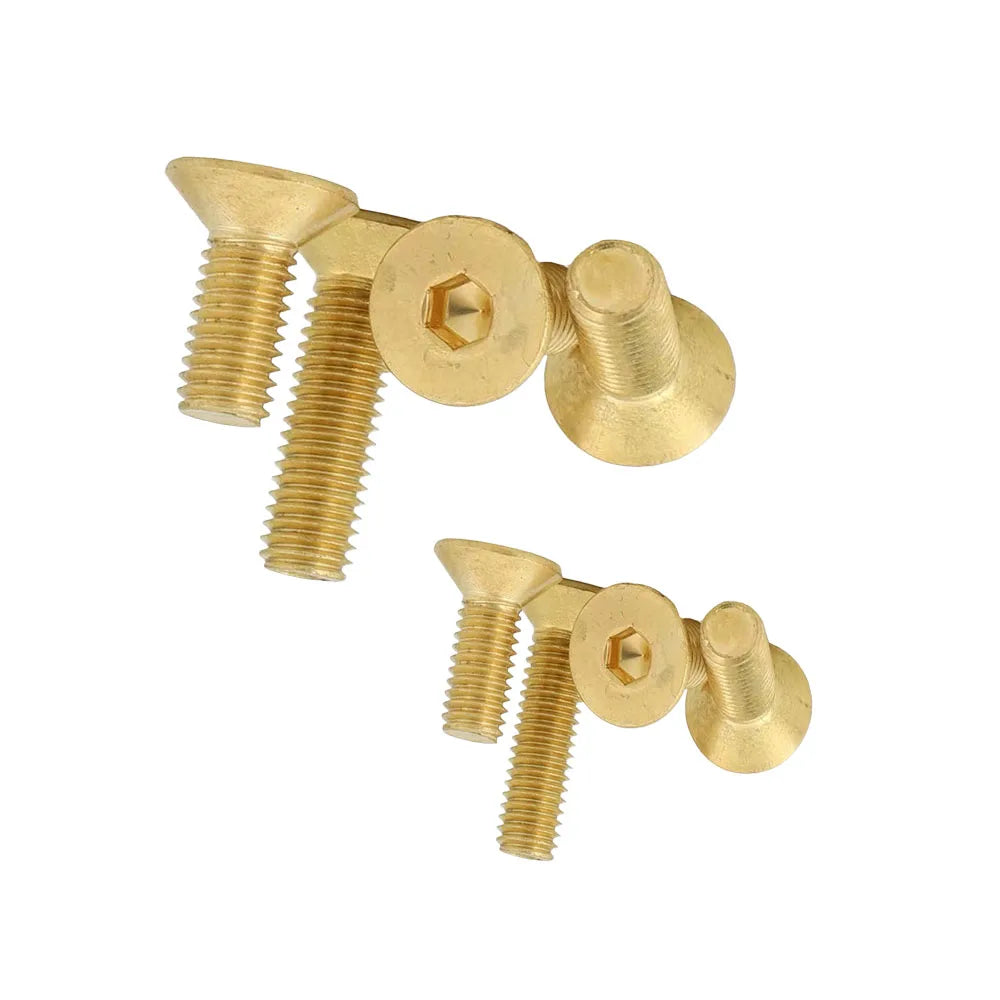 OEM Flat Head Brass Screws Assortment Phillips & Hex Socket Machine Self-tapping Screws for Woodworking & Metal