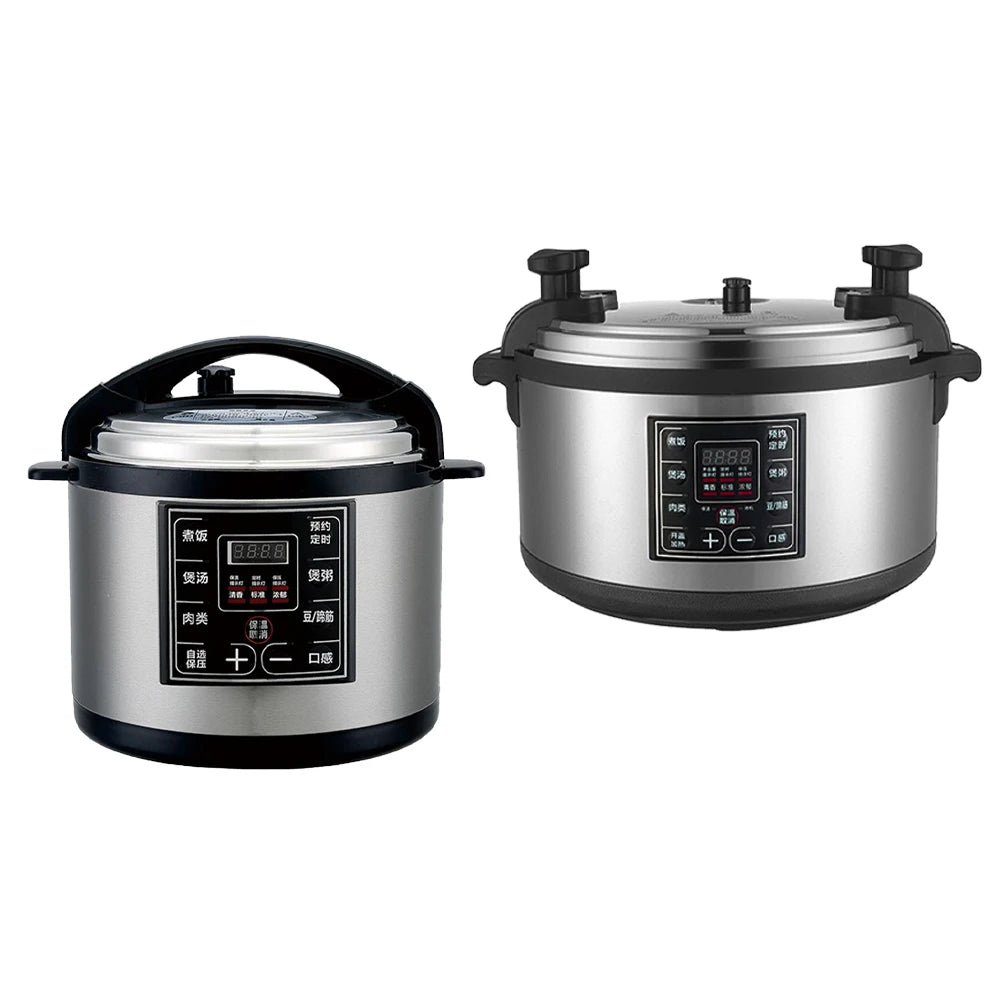 8/10/12/15/17/26/33/40L Manufacturer Commercial Electric Pressure Rice Cooker Large Capacity Stainless Steel Pressure Cooker