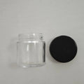 Eco-friendly Handmade Decorative Glass Jar Food Storage 25ml 50 ml Container Glass Jar With Window Childproof Lid