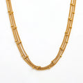 Joolim Jewelry 14K Gold Plated Multilayer Little Beads Chain Choker Necklace Stainless Steel Jewelry Wholesale