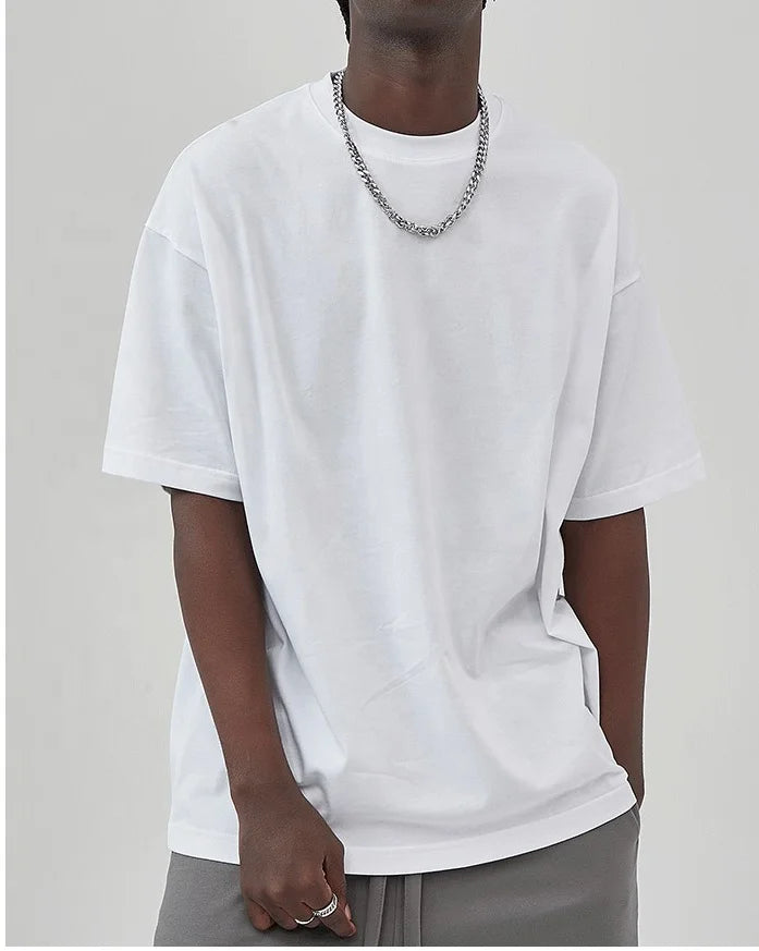 OEM Streetwear Designer Oversized t Shirt for Men Custom logo Pima Cotton Tshirt Plus Size Men's T-shirts Relaxed Fit t Shirt