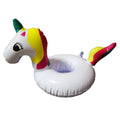 Wholesale Cheap Custom Round Horse Shaped Pool Party Inflatable Drink Floats Plastic Floating Drink Cup Holder Beverage Tubs Ice