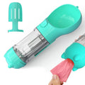 Hot Sale Multi-Functional Solid Plastic Dog Supplies Bottle-Shaped Water Cup Toilet Shovel Garbage Bag Leak-Proof Drinking