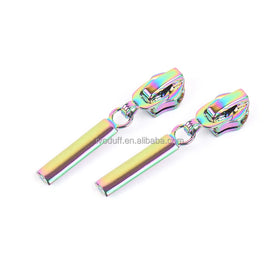 5# Nylon Handbag Garment Zipper Pull Head for Handbags Clothing Various Style Rainbow Color Zipper Puller Slider