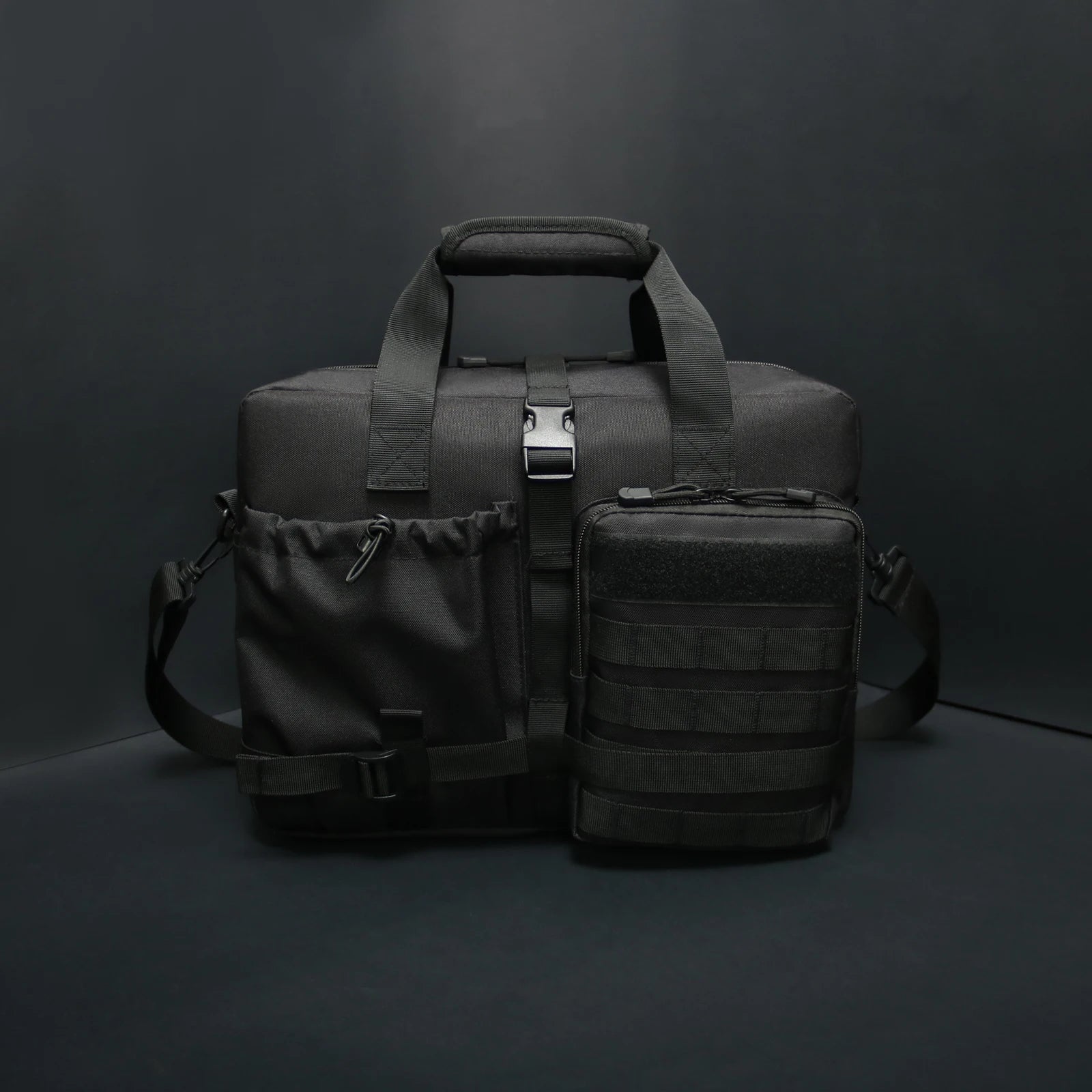 Men's Tactical Crossbody Bag Heavy Duty Multi-Purpose Handbag with Multiple Pockets for Outdoor Camping Hiking Everyday Use