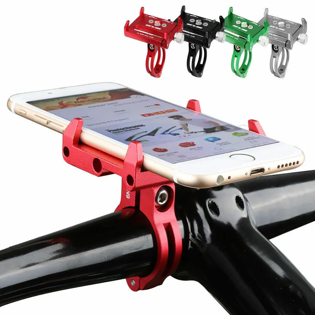 Adjustable Universal GUB Cell Phone Holder Stand Mount for Bike Scooter Motorcycle with Metal Mobile Holder for Convenient Use