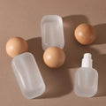 30g 50g Pressed Emulsion Frosted Glass Empty Cosmetic Bottle with Screw Cap Screen Printed for Skin Care Cream & Facial Cleanser