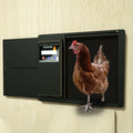 Wholesale Timing Automatic Chicken Coop Door Solar Light Sensitive Plastic Chicken Door Open and Close for Poultry Farming Cage