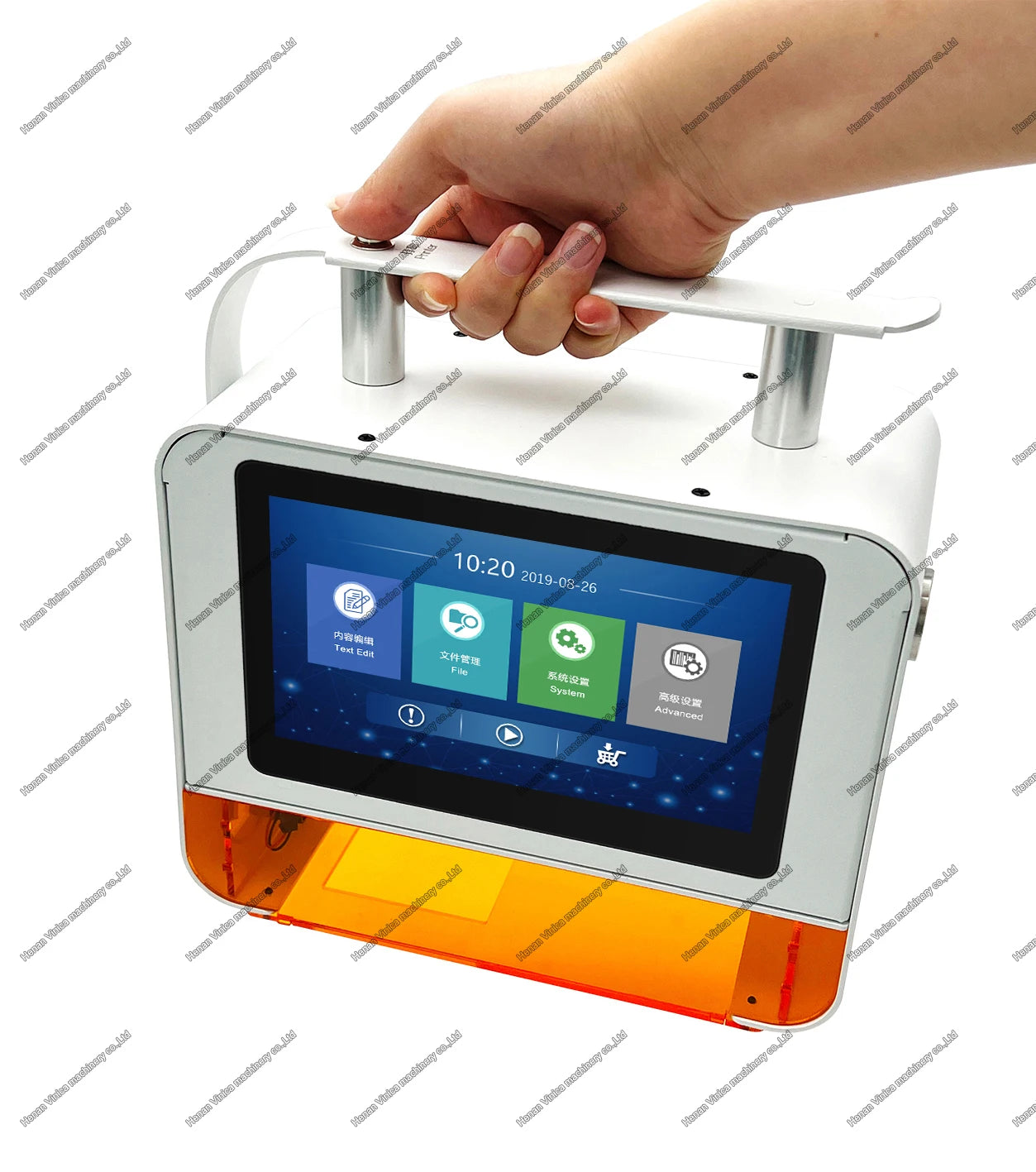 Handheld Laser Marking Machine for Plastic Bottle Laser  Date Printing
