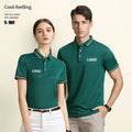 Cool and Breathable 50% Cotton50% Polyester Mens Uniform Polo Shirt Custom logo