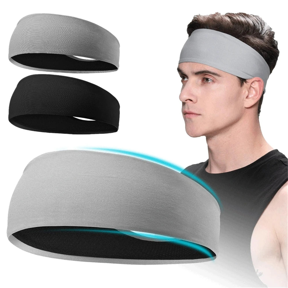 Sweatband for Men Women Elastic Sport Headbands Headband Yoga Headwear Headwear Sports Weatband Headband