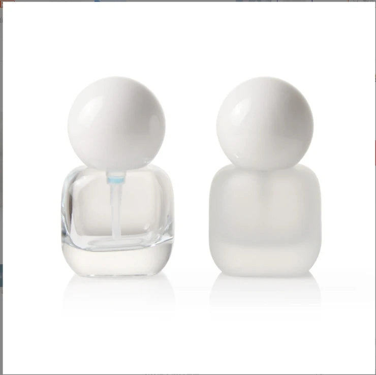 New Mini Press Pump 30ml Spray Emulsion Essence Original Liquid Liquid Foundation Cosmetic Package Glass Thick Bottom Bottle