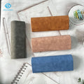 Wholesale Handmade PU Eyeglasses Case Low MOQ Optical Eyewear Case Custom logo Glass Box