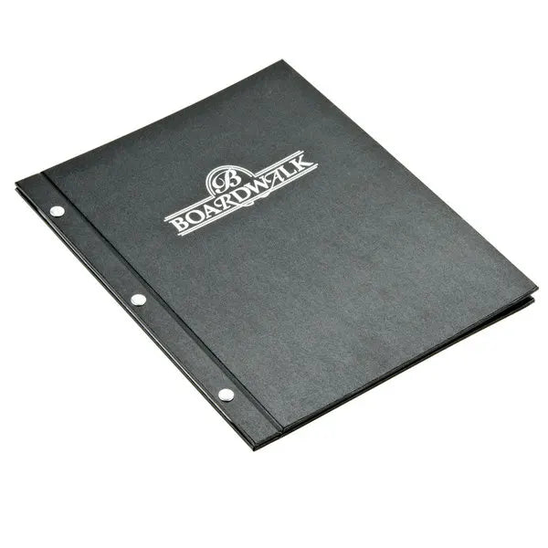 Customizable Screw-Post Menu Cover Pu Leather Dining A4 Screws Menu Cover A5 Screw Post Menu Holder Custom