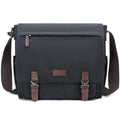 Wholesale Direct Sales Men's Messenger Bag Vintage Canvas Laptop Bag Women's 15.6 Inch Briefcase Rugged Shoulder Bag with logo