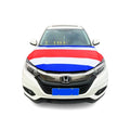 Factory Wholesale Premium Fabric Waterproof Any Design Car Flag Hood Cover Flags