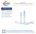 ASTM A307/DIN 933 Stainless Steel Single Head Bolt M3 M7 9mm Hex Head Outer Plain Finish Din Standard M4 16mm M10 Hex Bolt