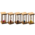 Wholesale Hot New Wooden square Sand Timer Custom logo Mini 1/3/5 Minutes Hourglass Sand Timer for Christmas