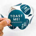Personalized Printing Packaging Label Sticker Waterproof Custom Logo Holographic Labels Thank You Stickers for Small Business