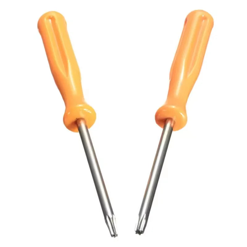 T3-T10 Security Mini Torx Screwdriver Bits with Plastic Handle DIY OEM Hand Tool for Repair