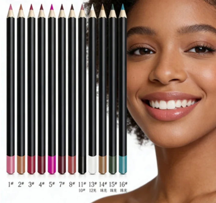 Wholesale Waterproof Makeup 3 in 1Lip Liner Pencil