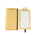 Printed Color Cardboard Custom Craft Paper Lid&Base Box Portable Clear Window Carton Packaging Fashion Box