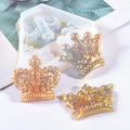 XONCHOUT 3D Crown Flower DIY Crystal Epoxy Resin Mold Petal Patch Pendant Silicone Mold