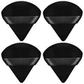 Gmagic Triangle Velvet Powder Puffs Wet/Dry Makeup Tool Cotton Foundation Sponge Cosmetic Tool Face Body Washable Reusable Soft