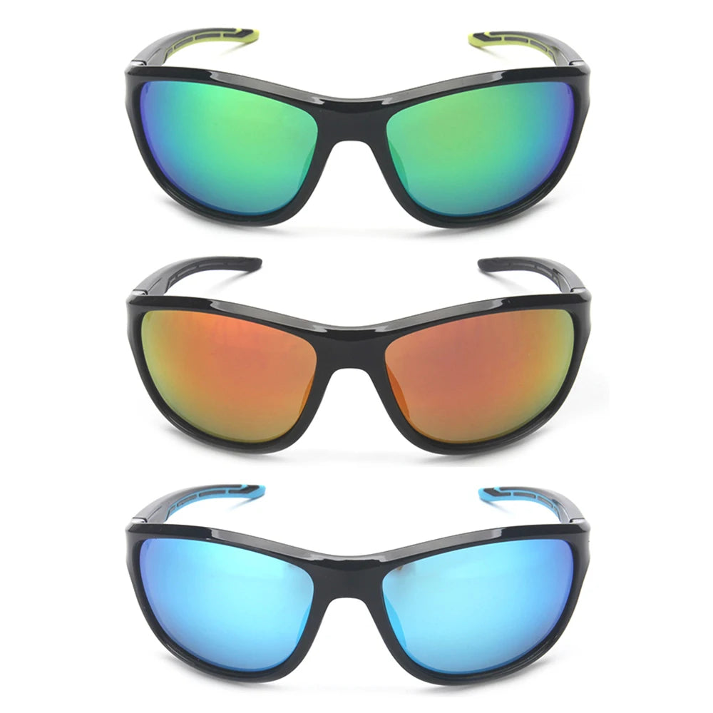 2024 Fashionable Oval Cycling Fishing Custom logo UV Protection Polarized TR90 Sports Sunglasses for Men and Women