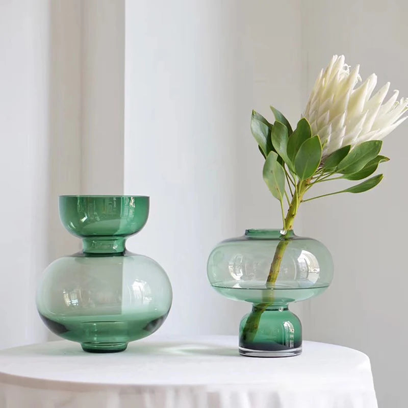 Modern Nordic Transparent Eco-friendly Hydroponic Plant Crystal Glass Tabletop Vase Home Office Decor Wedding Restaurants MegaBDM