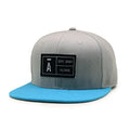 Customized Woven Patch Logo 6 Panel Flat Brim Bill Hat Applique Label Snapback Sports Cap