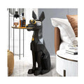 Home Decoration Dog Tray Animal Sculpture Fiberglass Sculpture Life Size Dog Sculpture