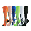 High Elastic Soccer Football Basketball Compression Stockings Athletic Socks for Sports