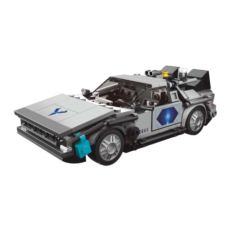MOULD KING 27019S Educational Sport Plastic Assemble Kit Bricks Sets Mini Luxury Model No.Delorean Car Building Block for Kids