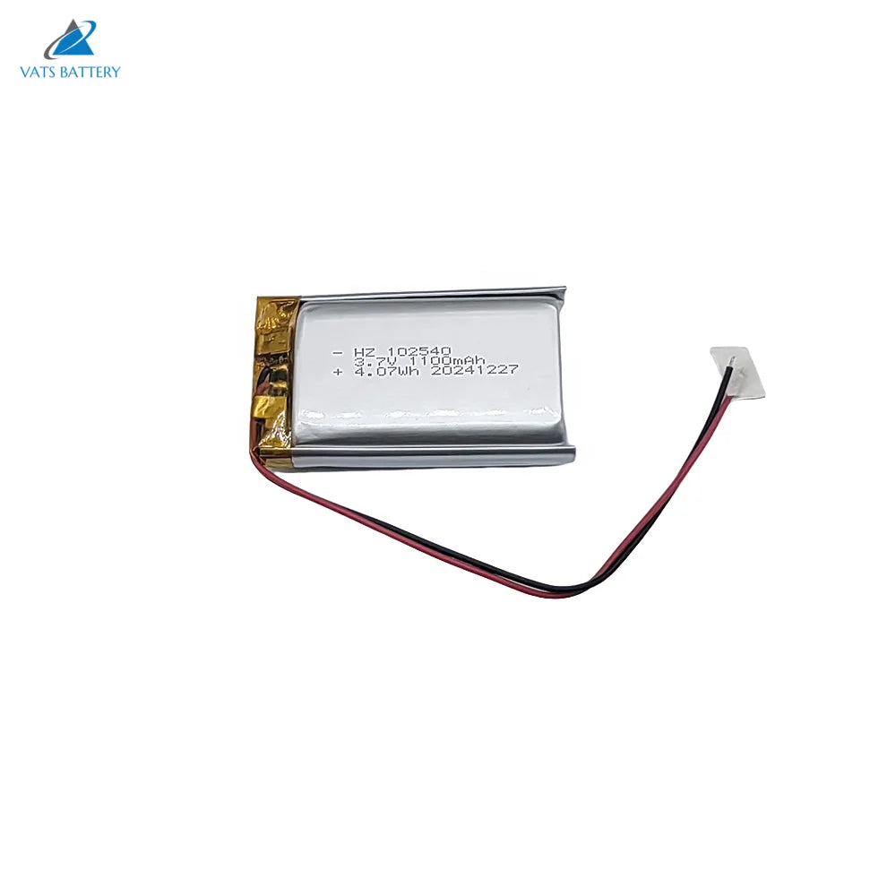 Manufacturer's 102540/102542 Lipo Battery 1200mAh 3.7v Pouch Lithium Ion Cell ROHS Compliant