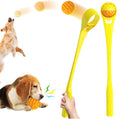 New Outdoor Pet Toys Dog Ball Launcher Interactive Training Dog Ball Thrower With Squeaky Chew Ball
