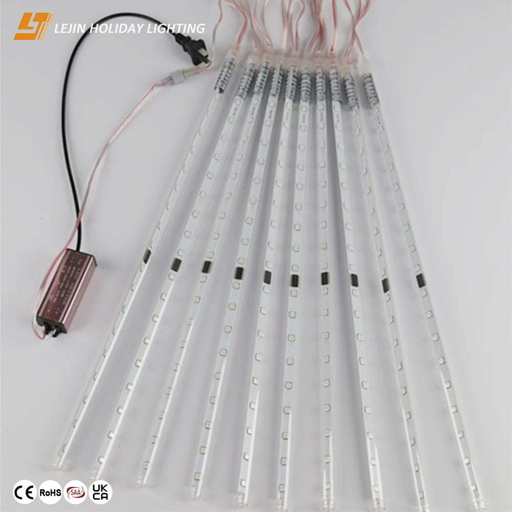 Factory Direct Sale Waterproof IP65 Starfall Tube Light Led Shower Meteor Light for Christmas Decoration