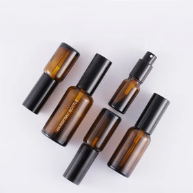 Free Sample Amber Brown Essential Oil Bottle 5ml 10ml 20ml 30ml 50ml 100ml Empty Hair Oil Spray Bottle