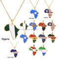 Map Dominica Africa Lebanon Mexico Hatii Kosovo Gonaives  Saint Lucia Eritrea CUSTOM Accept Map Necklace