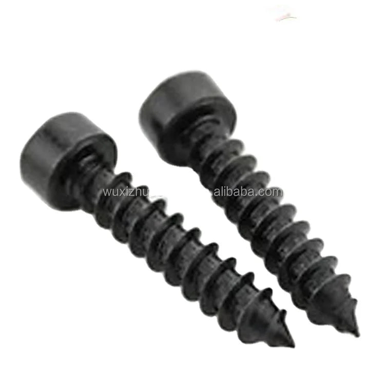 M4 M5 M6 Black Oxide Hex Socket Cap Head Self Tapping Screw