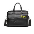 2023 Wholesale 14 Inch Vintage Business Custom Brief Case Laptop Men Pu Leather Handbag Briefcases for Man