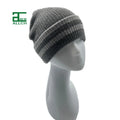 ALLCH RTS Hot Best Selling Stock Male Men Boy Winter Knitted Beanie Cold Hat Jacquard Outdoor Use Warm Sporty Gray Soft 100%