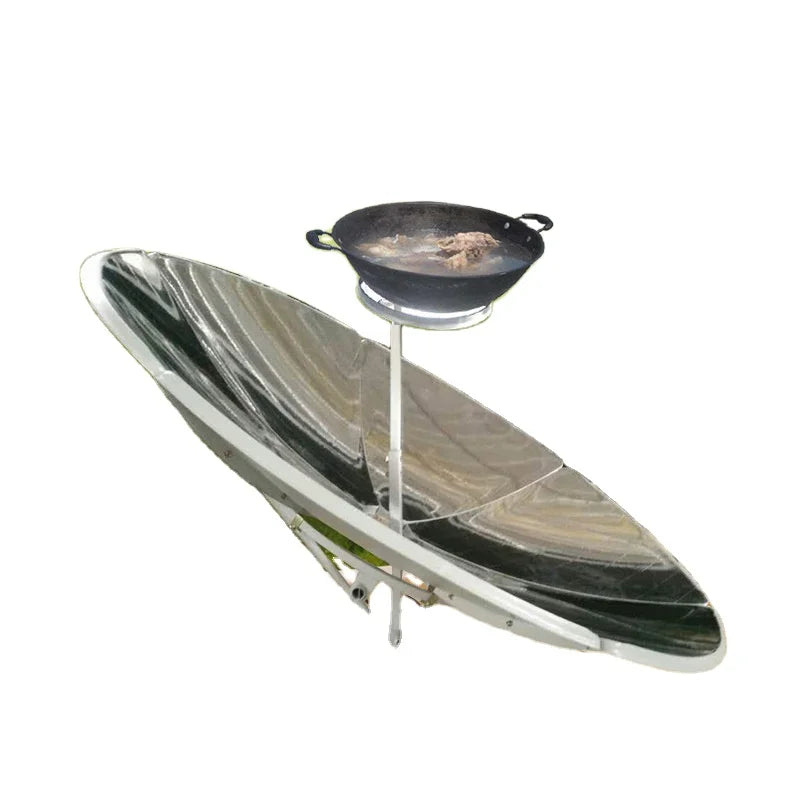 Customized Movable Parabolic Solar Cooker Fuel-Free for Outdoor Adventures Water Concentration